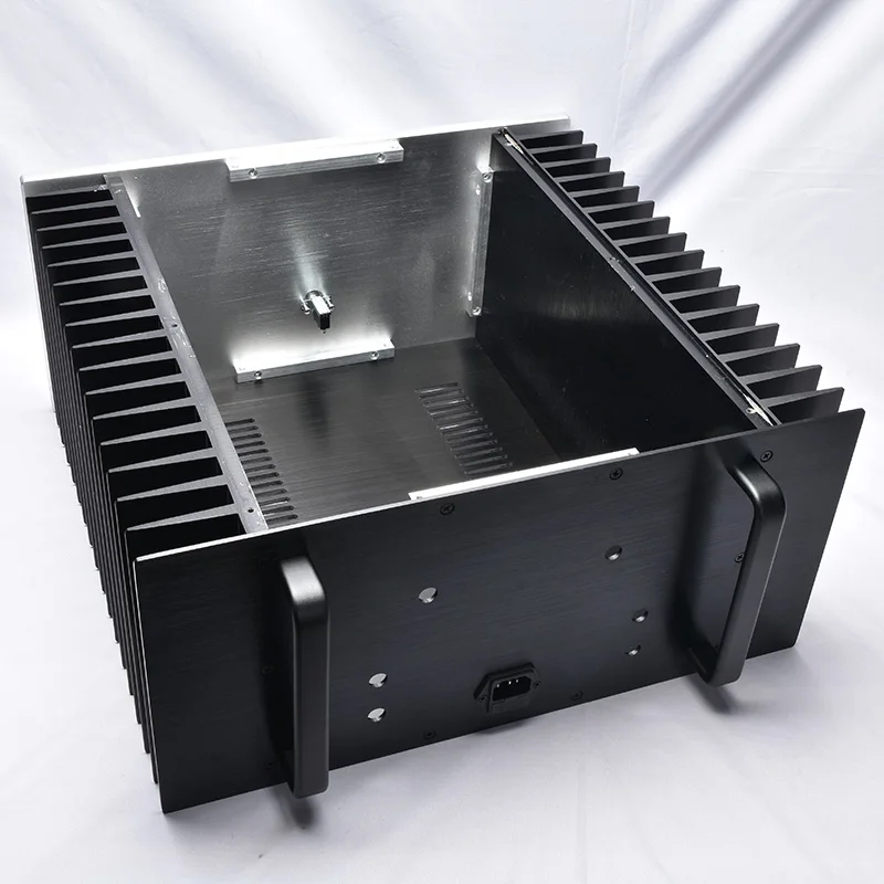 Full aluminum DIY 4320 power amplifier chassis class A enclosure big heatsink HIFI box
