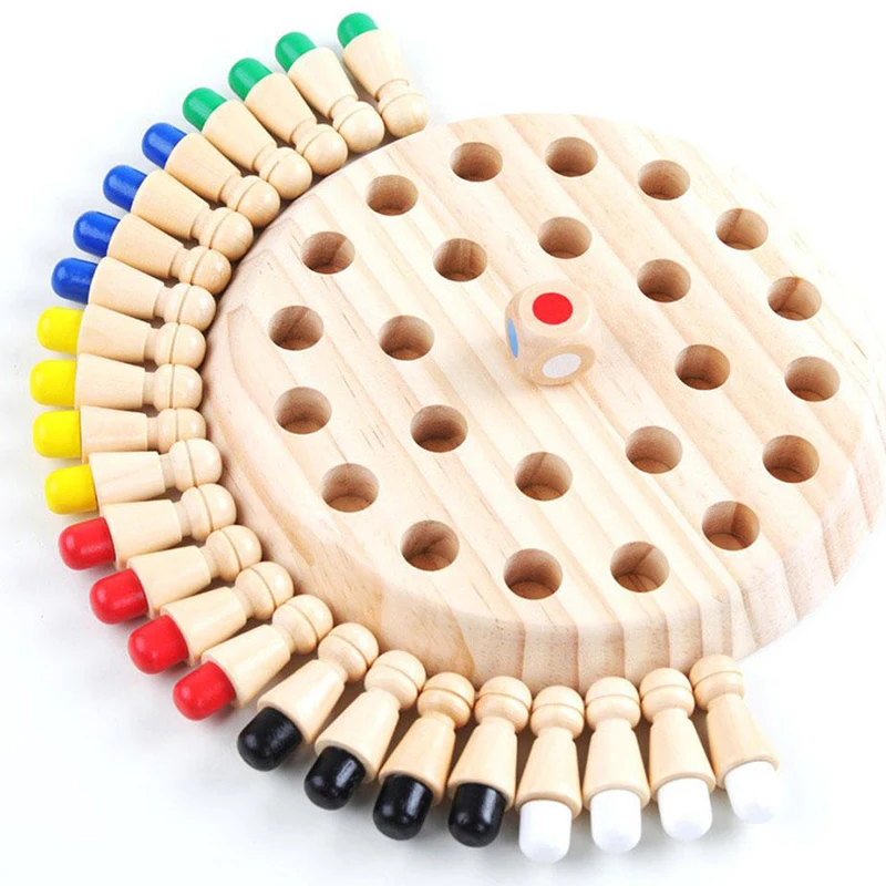 

Kids Wooden Memory Match Stick Chess Game Memory Match Training Games Baby Puzzles Montessori Education Toys Children Party Game