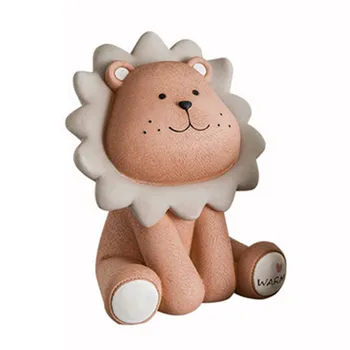 

Creative Sun Lion Piggy Bank To Send Children's Birthday Gift Hand Office Baby Animal Piggy Bank Home Decor A1280