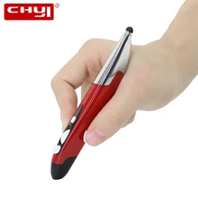 CHYI беспроводная ручка форма мини компьютерная мышь 2,4 ГГц эргономичная оптическая мышь 3d Портативная Usb офисная PPT ПК мыши для Macbook ноутбука