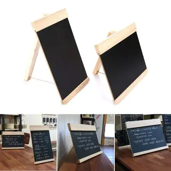 

Memo Board Multifunctional Creative Matte Surface Single Side Cafe Menu Card Message Board Cedarwood Desktop Decor