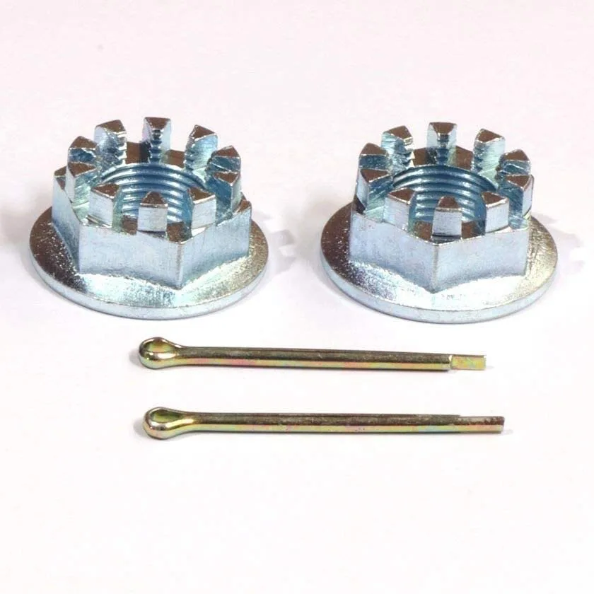 SET OF 2 REAR AXLE CASTLE NUTS &amp PINS FITS HONDA ATC200X ATC250SX-1986-1987 | Автомобили и мотоциклы