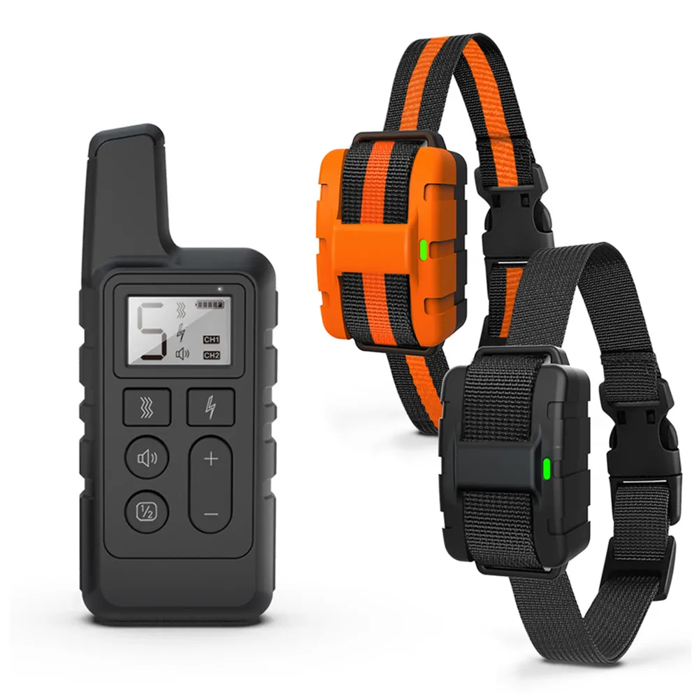 Ошейник для дрессировки собак портативный водонепроницаемый перезаряжаемый с