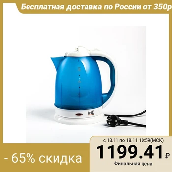 

Electric kettle Irit IR-1231, 1500 W, 1.8 L, blue-white 240775
