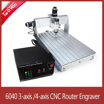 

800w /1.5kw /2.2KW CNC 6040 3-axis /4-axis CNC Router Engraver Milling Drilling Cutting Machine USB Mach3 control