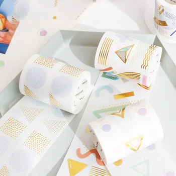 

Mathematic Fantasy Paper Washi Tape 68mm Gilding Adhesive Gold Masking Tapes Decorative Stickers For Scrapbooks Diray H6199
