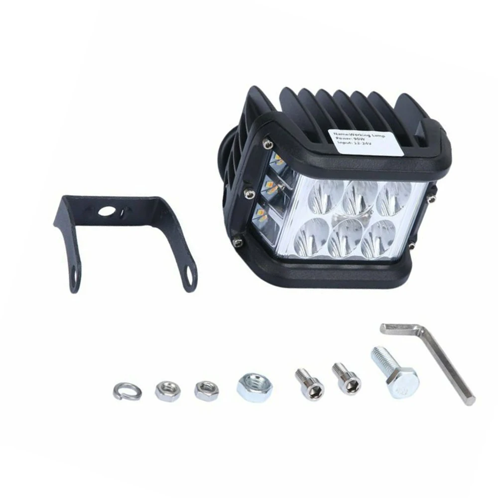 

LED Driving Fog Lamps Light Square Strobe Lighting 12V 24V For Jeep Polaris Razor SUV Car Truck Bars Work Lights