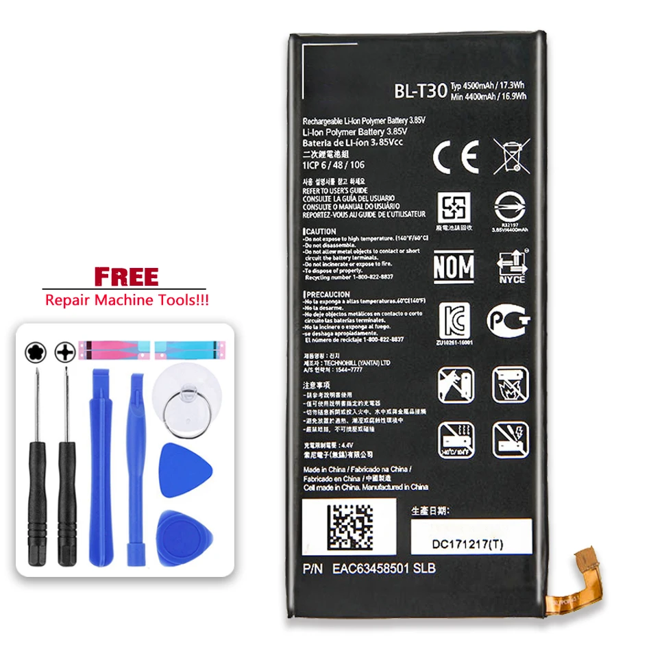Аккумулятор BL-T30 для LG X Power 2 II L64VL M320F M320N M322 L63BL K10 M320 M320DSN M320TV MLV7N | Мобильные телефоны