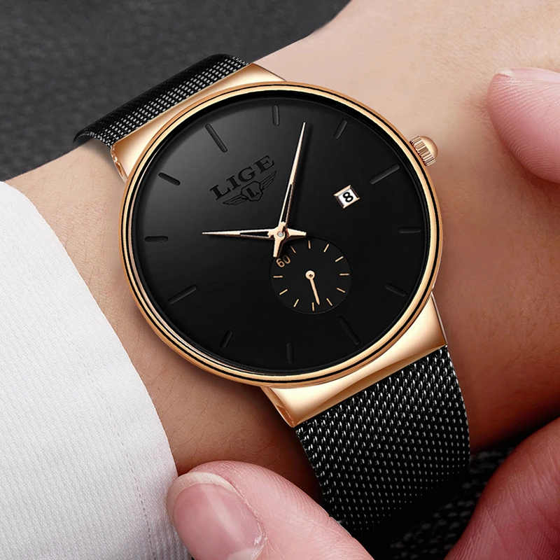 

Man Ultra Thin Watch 2020 Men's Watches Luxury Brand Gift Male Clock Business Quartz Wristwatch Watch For Men Relogio Masculino