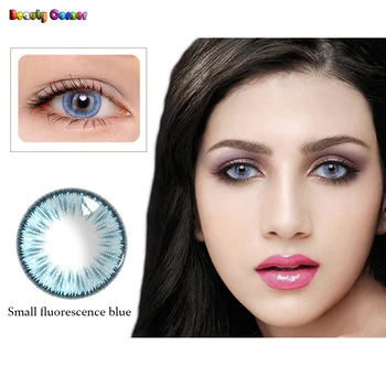 

Beauty Coner-2pcs/pair fluorescence Colored Contact Lenses Cosmetic Makeup Soft Contact Lens for eyes