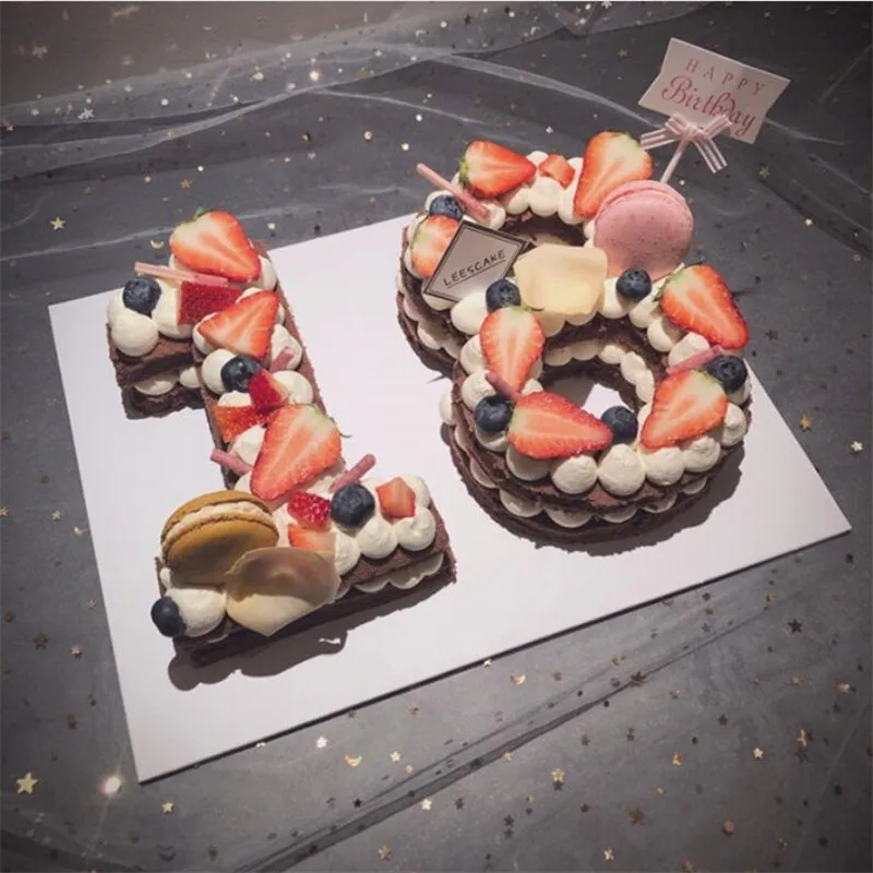 Moule à gâteau en l'horloge avec numéro de 0 à 8, outils de décoration de  gâteau, conception de gâteau d'anniversaire de mariage, ustensiles de  cuisson, accessoires de cuisson, 4 , 6, 8 , 10 - AliExpress