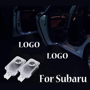

2 Pieces Car Door Welcome Light Wireless Ghost Shadow Lamp For Subaru Forester Outback legacy Impreza XV Tribeca