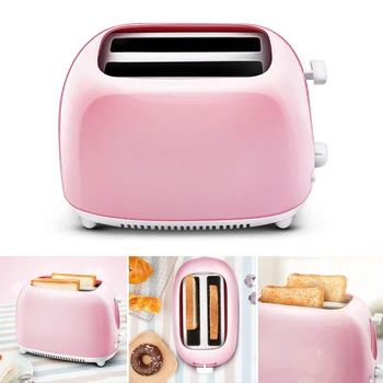 

Easy to Clean Nonstick Sandwich Maker 2 Slice Wide Slot Toaster Home Automatic Breakfast Machine J8