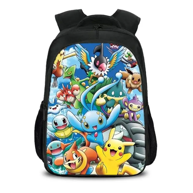 

Ash Ketchum/Pikachu School Backpacks Girls Boys Toddler Bag Kids Book Bags Anime Pokemon Backpack Pocket Monster School Bag
