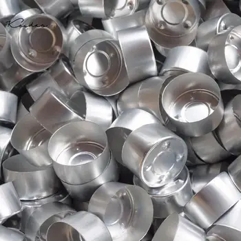 

18g Round Aluminium Tealight Candle Holder 70 pcs For DIY Candle Making
