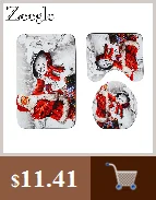 Zeegle фланелевый 3 шт. коврик для ванной комплект Противоскользящие коврики для ванной и туалета моющийся туалетный коврик набор ковров для ванной комнаты коврики для душевой комнаты