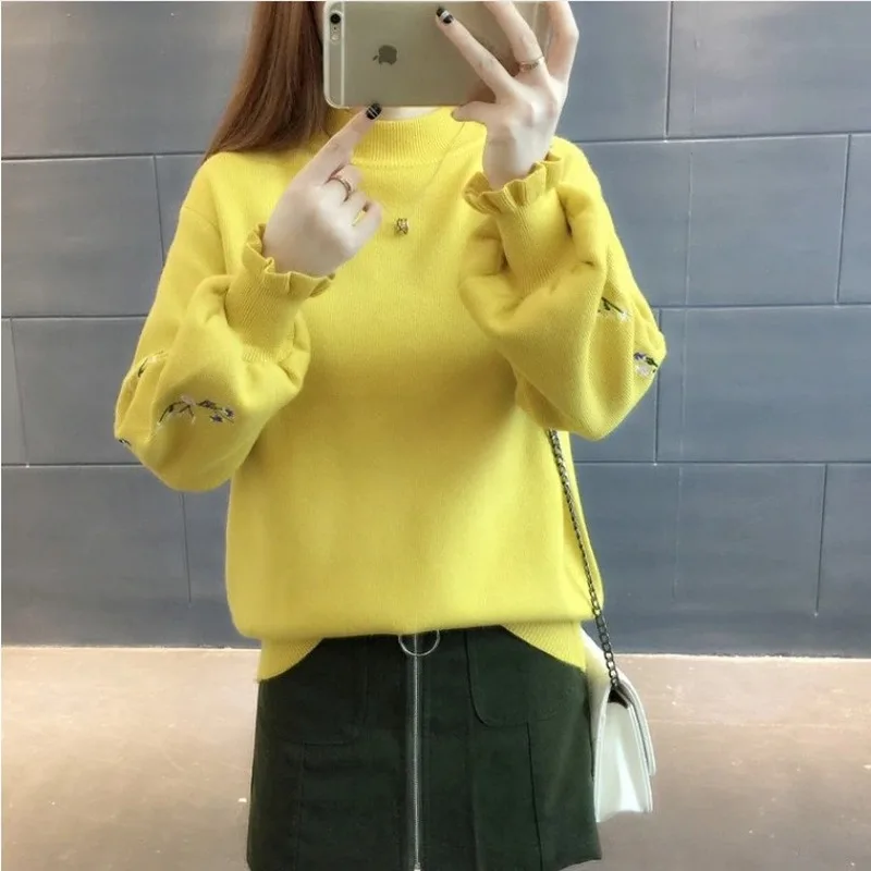 Новинка 2019 Корейская версия свободный свитер повседневный модный джемпер с