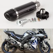 36-51 мм Универсальный мотоцикл выхлопной изменение глушитель выхлопной трубы для R25 R15 V3 NINJA250 Z125 GSXR250 RC390 LC135 Y15 Побег