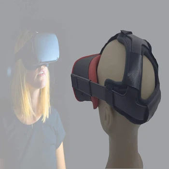 

Head Strap Pad Headband Gravity Pressure Reducing Head Pad Cushion for Oculus Quest Headset Accessories with Comfortable PU Leat