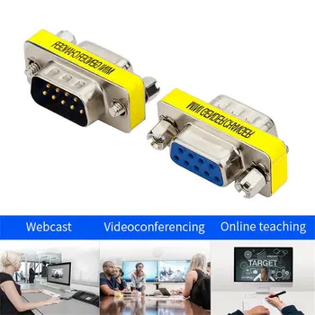 

Transfer Head Db9 Male To Female Serial Port Hole Adapter Serial Socket Connector Computer Video Adapter