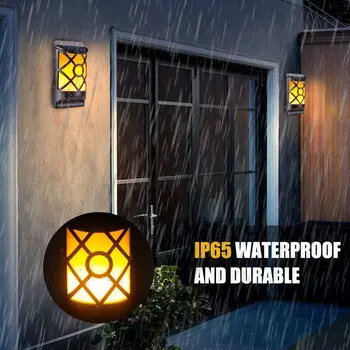

LED Solar lamps Garden Lights Decoration Flickering Flameless Candle Outdoor Lighting Smokeless Solar Lantern For Camping