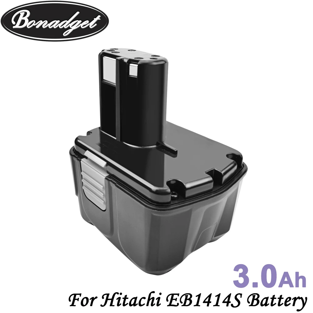 Bonadget аккумуляторная батарея 14 в 3000 мАч Ni-MH для Hitachi EB1414S EB14B EB1412S 324367 315130 316552