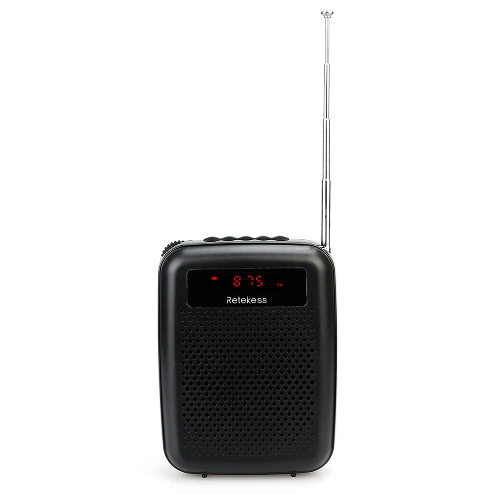 

Portable Teacher Training Wired Loudspeaker With FM Radio Multifunctional Speech High Power Voice Amplifier For Retekess PR16R