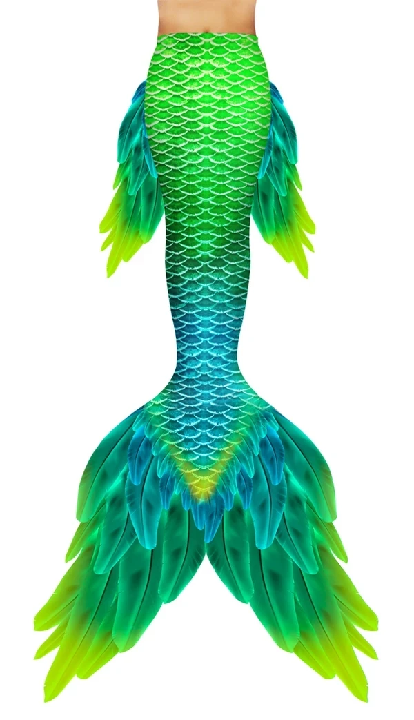 Custome Ember Aquatica хвост русалки Swimable хвосты русалки без моновина для плавания костюм русалки для косплея пляж артефакт - Цвет: Z