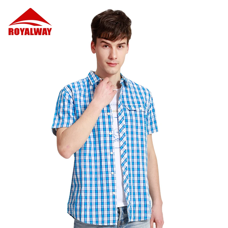 ROYALWAY 2019 мужская рубашка для рыбалки одежда легкие быстросохнущие рубашки размер