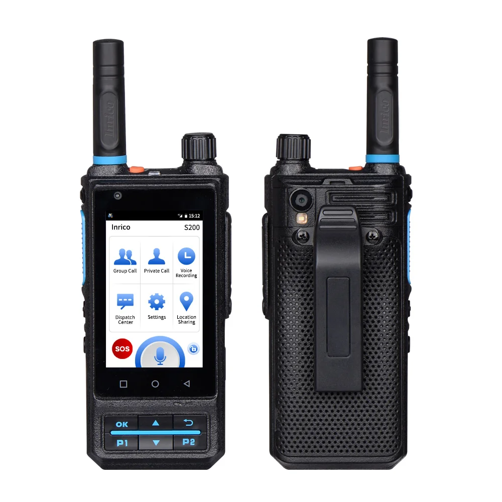 Inrico S200 4G LTE Network Radio GPS Function MT6737WM Flashlight 4000mAh  Battery Zello PTT Walkie Talkie Phone AliExpress