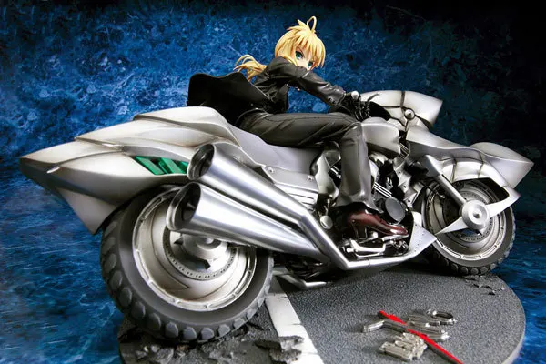 

Anime Model Doll Fate/SABER Destiny Night Suit Bosnia Bar Garage Kit Motorcycle Machine Toy