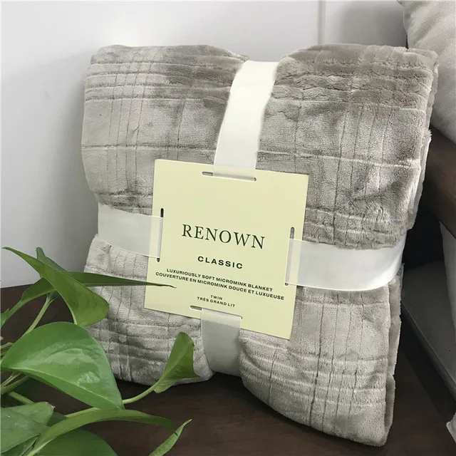 10 Plum lattice Роскошное Одеяло из кораллового флиса, кремовый, верблюжий, дымчатый, синий, Королевский размер, светильник, уютное, плюшевое, из микрофибры, однотонное одеяло, не скатывается - Цвет: 10 Plum lattice