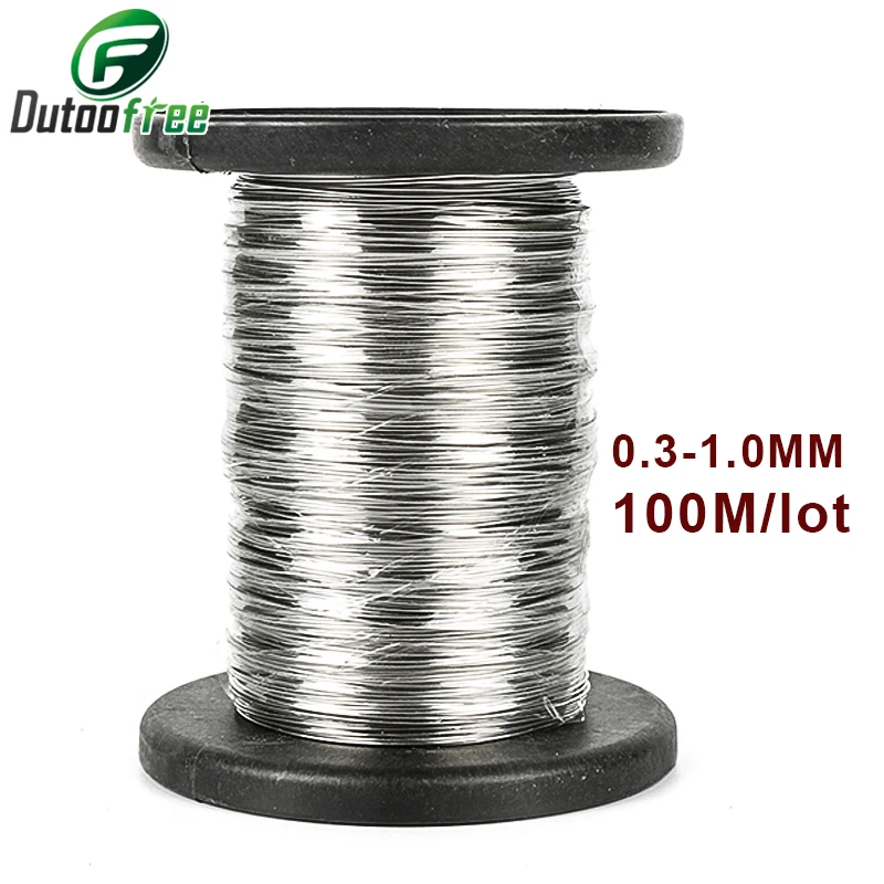 Stainless Steel Wire 0.3 1.0mm Jewelry Accessory Beading DIY100 Meter