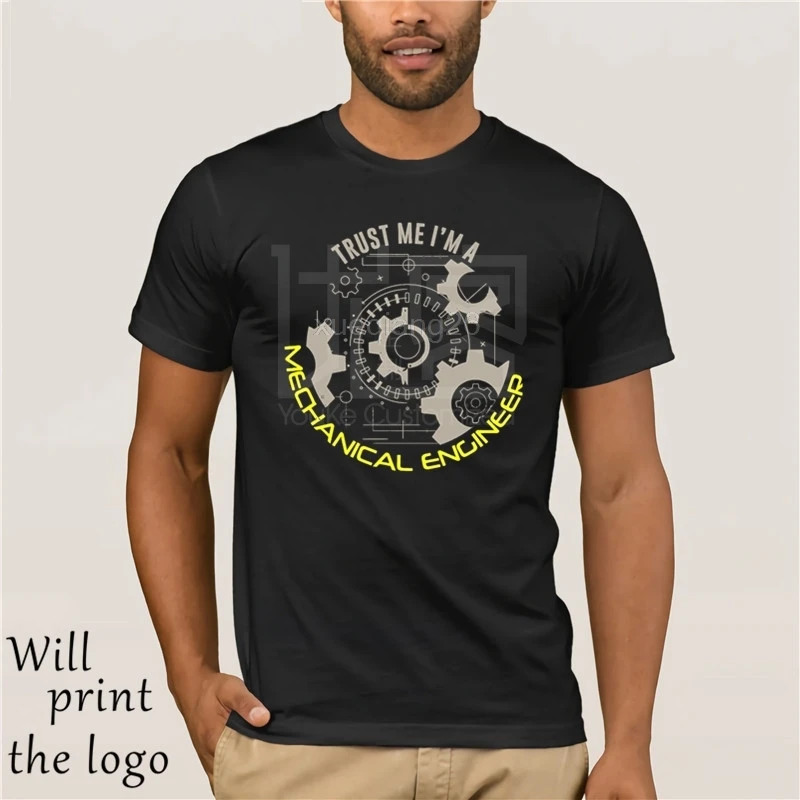 Trust me I am mechanical engineer футболка из хлопка с круглым вырезом футболка с короткими рукавами персонализированные мужские 2017 новые футболки