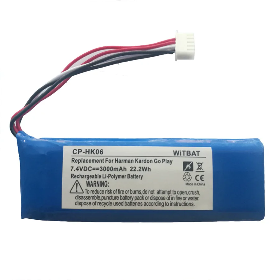 

ZHUJI 3000mAh Battery for Harman Kardon Go Play
