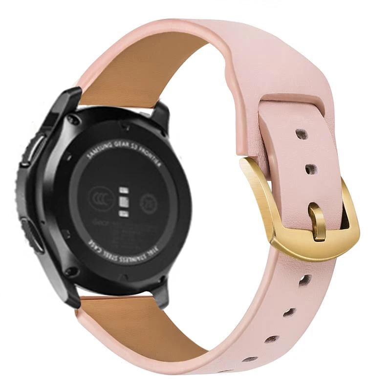 20 мм 22 мм huawei gt 1 2 ремешок для samsung galaxy watch 42 мм 46 мм ремешок huami amazfit Bip active gear sport S2 S3 Classic Frontier - Цвет ремешка: pink