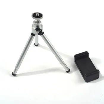 

Mobile Phone Mini Small Tripod Rack Universal Portable Stand Webcam Digital Camera Two