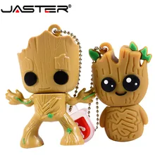 JASTER креативный мультяшный флеш-диск USB 2,0 с деревом 4 ГБ 8 ГБ 16 ГБ 32 ГБ 64 ГБ флеш-накопитель карта памяти Грут U диск