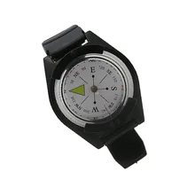 Портативный пластиковый браслет указка для кемпинга Велоспорт Охота Водонепроницаемый легкий наручные часы дизайн Компас новейший