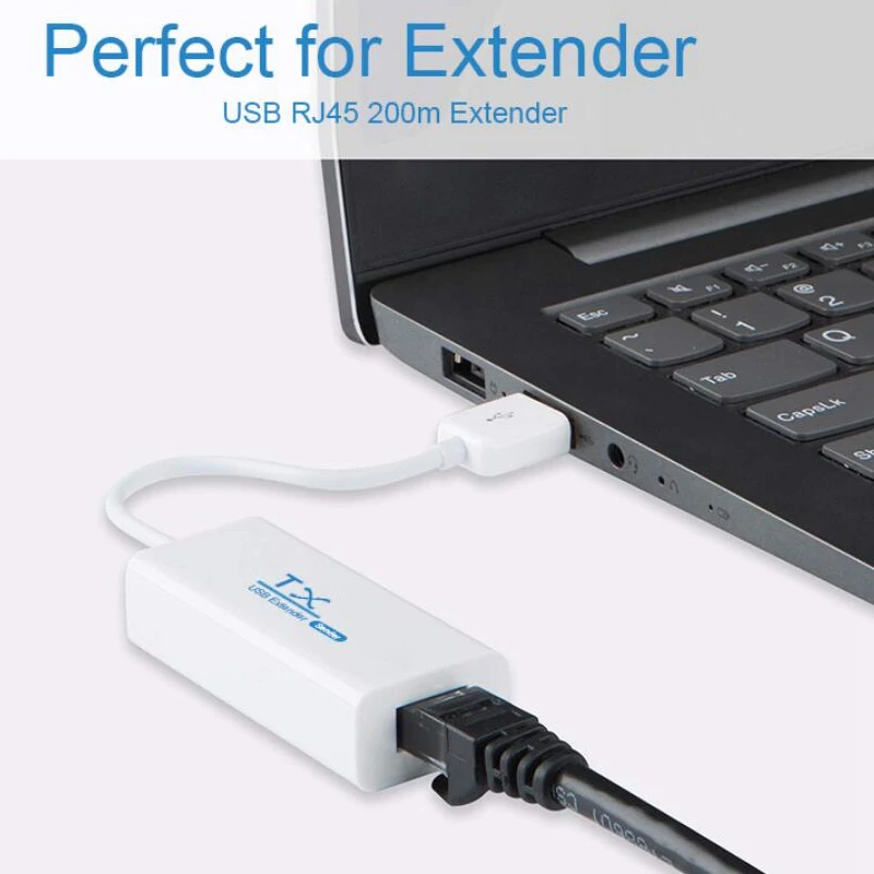 USB удлинитель адаптер до 200 м с помощью CAT5E Cat6 USB RJ45 Ethernet сетевой LAN кабель отправитель приемник для ПК, телевизор, монитор