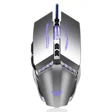 S30 Проводная игровая мышь Механическая 3200 dpi Игровые мыши USB оптическая 4 цвета подсветка программируемая макро мышь для ПК ноутбука