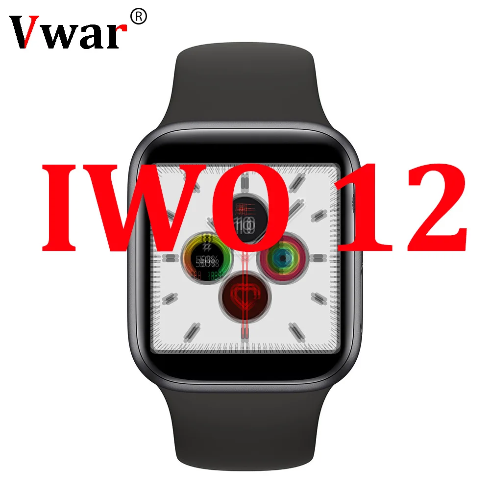  Vwar IWO 12 40mm Smart Watch Series 5 1:1 for Apple IOS Android ECG Heart Rate Women Smart Watch iw - 32728043873