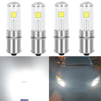 

4x 40W Auto LED Brake Lights 1156 1157 P21W BA15S BAY15D 6500K Car Turn Signal Reversing Lights For Bmw E60 F30 Golf 7 4 Focus 2