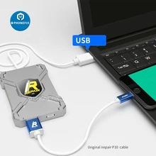 Irepair caixa p10/ibox nenhuma desmontagem necessária dfu leitura de disco rígido escrita para iphone & ipad/oem dcsd cabo usado com dfu caixa