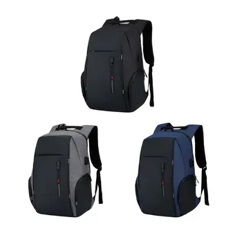 

1Pc Nylon Backpack School Travel USB Charging Port Laptop Daypack for Teenager Boys Hot