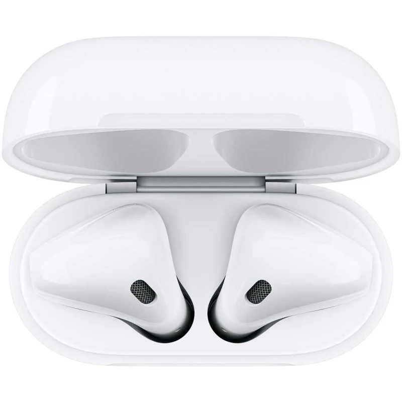 Гарнитура вкладыши Apple AirPods белый беспроводные bluetooth(беспр.кейс в компл