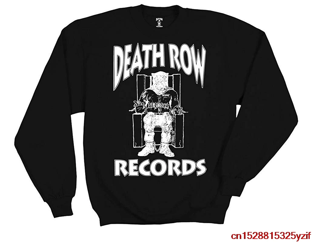 TSDFC Death Row Records белый логотип Толстовка для взрослых унисекс мужчин и женщин