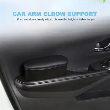 

Car Handrail Support Left Hand Armrest Support Anti-fatigue Anti Slip Mat Storage Box Adjustable Car Accessories Interior