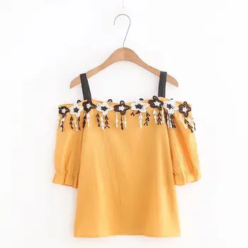 

sexy shirt short sleeves students' loose fitting cartoon design fresh thin t shirt sweatshirt leisure