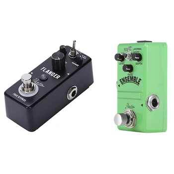 

2 Pcs Guitar Effects Classical Flanger Effects Pedal for Guitar Pure Analog Flanger Effect, LEF-312 & LN-304